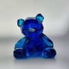 Ourson translucide bleu