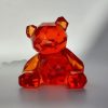 Ourson translucide orange