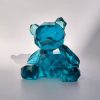 Ourson translucide vert jade