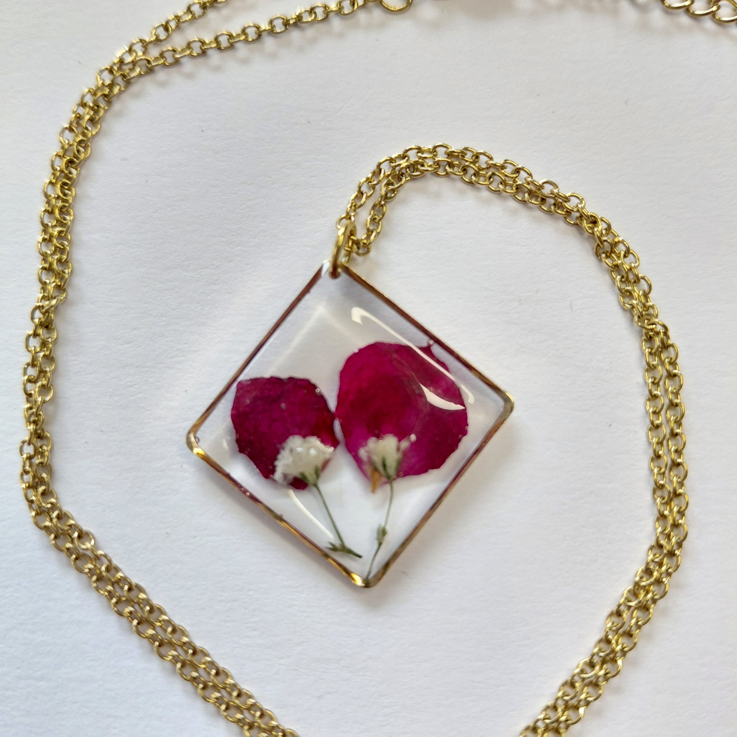 Losange rose gypsophile MF1
