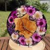 Horloge murale "Olivier en fleurs"