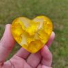 Presse papier coeur boutons d'or